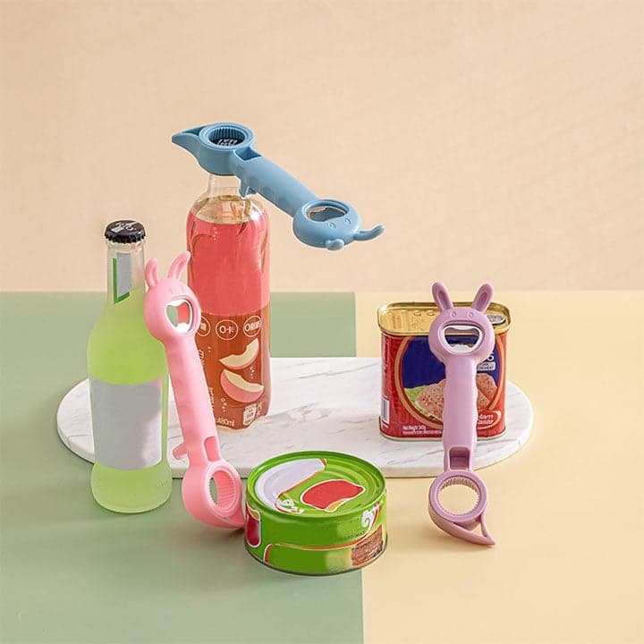 BowLift | VersaPop - 4 in 1 Bottle Opener - Practical Bottle Opener - Compact Design - Ideal for All Occasions