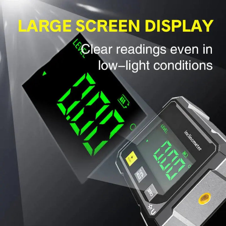 Precision Angle Meter AnglePro – Magnetic Digital Laser Level | Bowlift