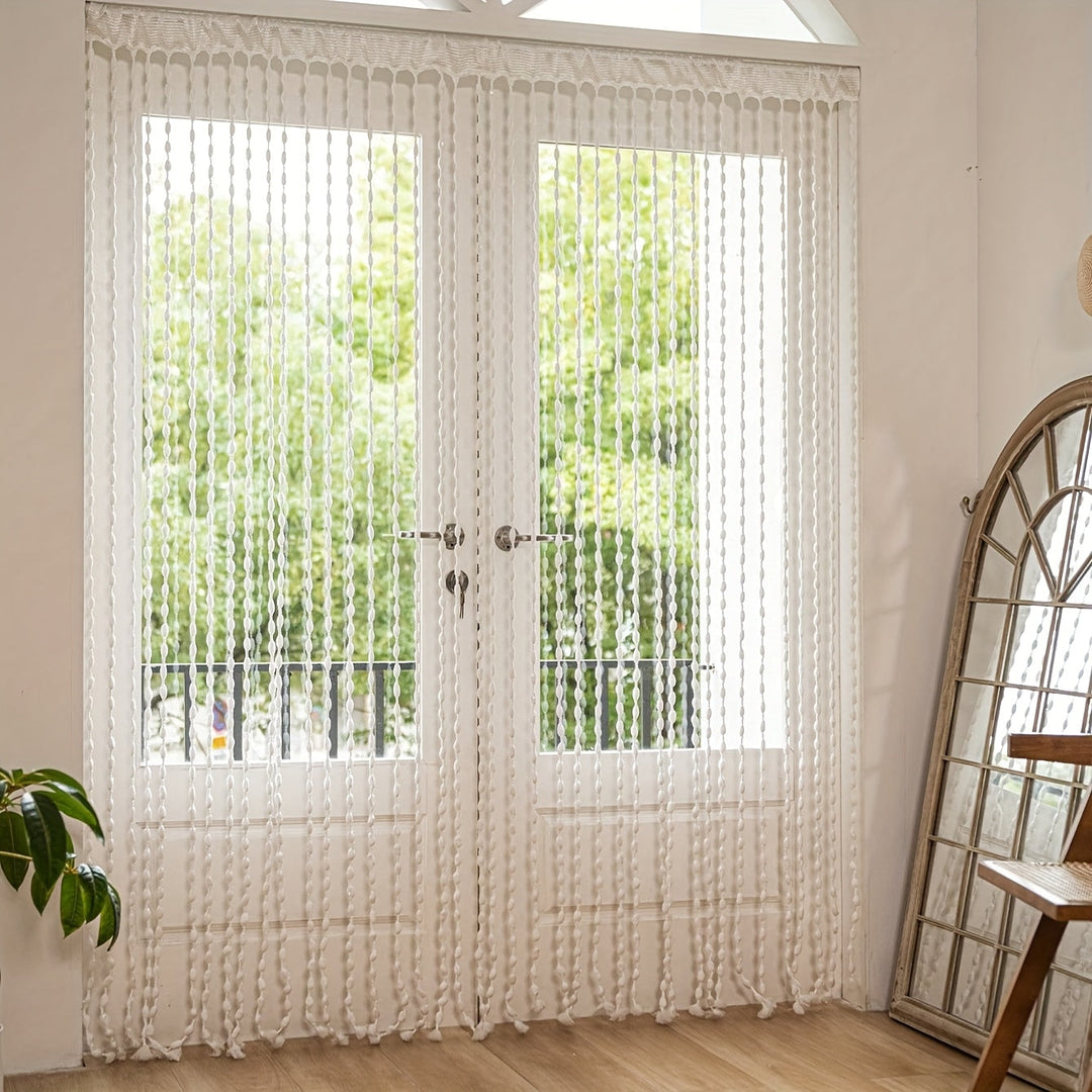 BohoDream Bed Canopy with Beads for Bedroom or Play Corner | Bowlift