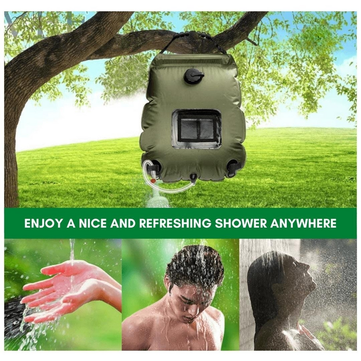 SolarFlow Portable Shower — Experience warm freedom and freshness wherever the adventure calls | Bowlift
