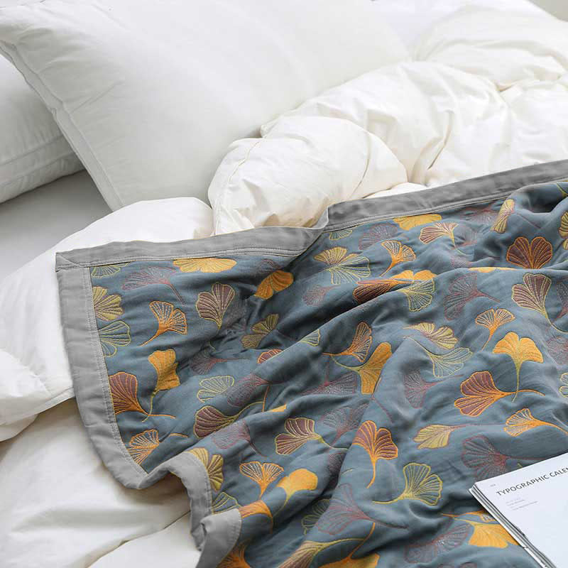 BowLift | LeafNest - Soft Cotton Bed Linen with Leaf Motif