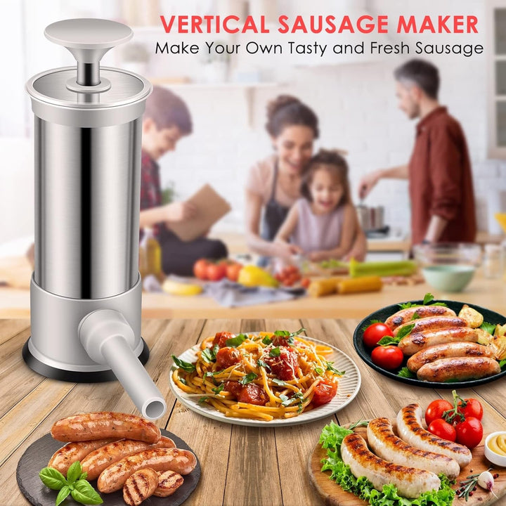BowLift | Sausage filler with 4 different size filling tubes