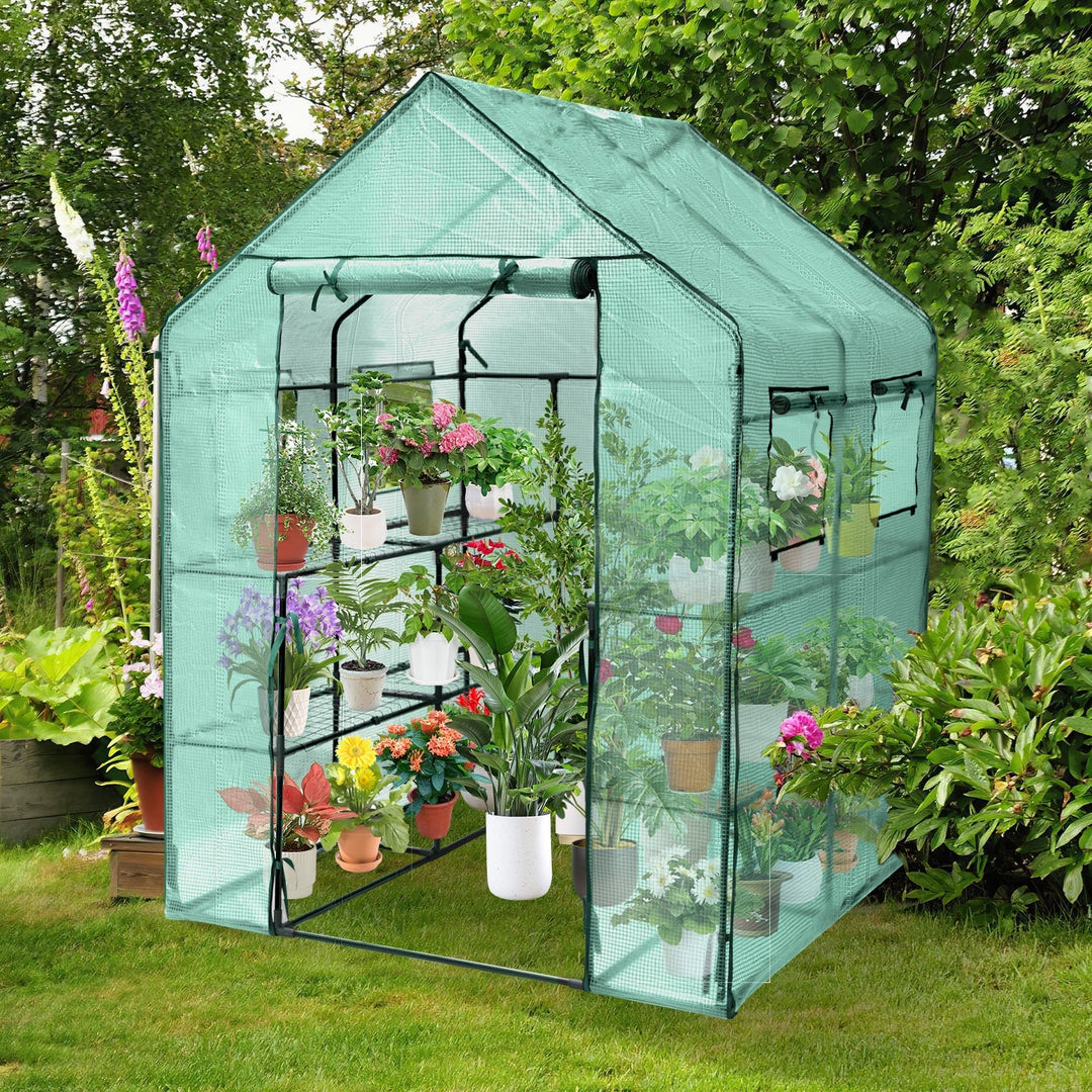 Greenhouse Film Greenhouse with Shelves | Bowlift