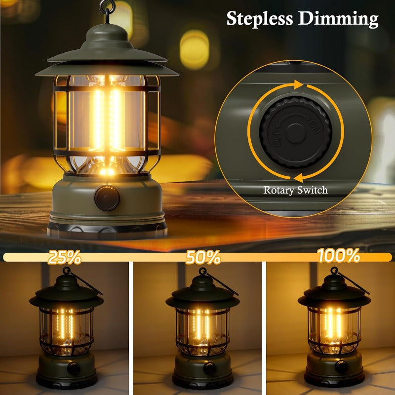 BowLift | Rechargeable Retro LED Camping Lantern