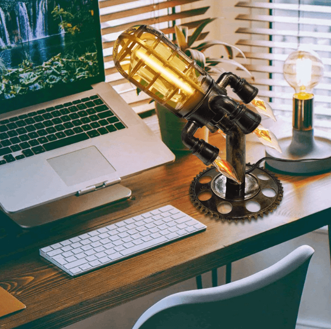 BowLift | VINTAGE STEAMPUNK ROCKLAMP