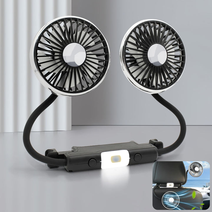 Summer Dual-Head USB Hose Fan | Bowlift
