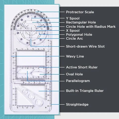 BowLift | Multifunctional Geometric Rulers