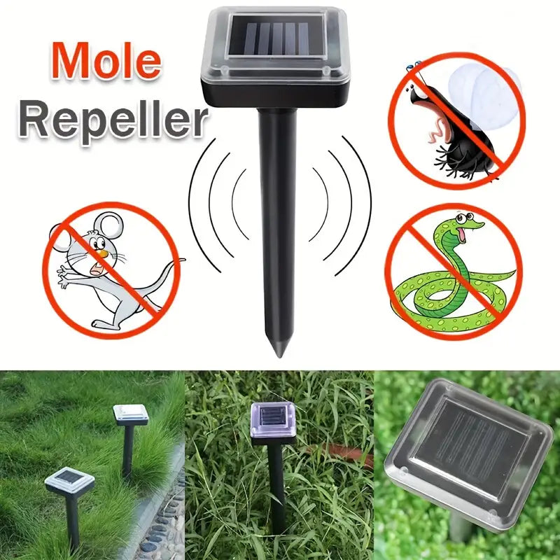 BowLift | Solar-powered snake and pest deterrent – Ultrasonic device for the garden