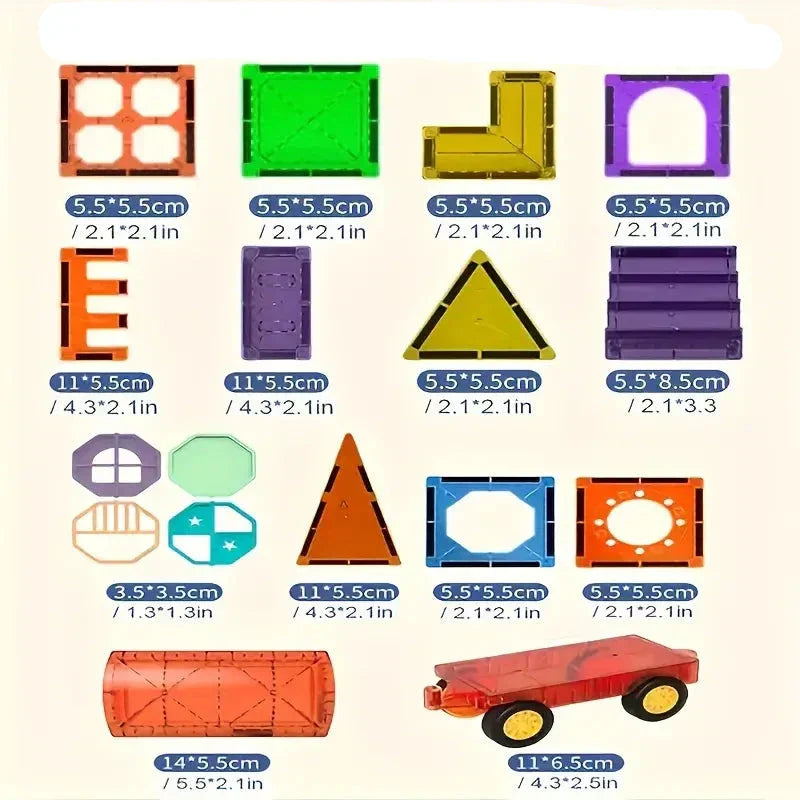 BowLift | DreamBuild Set – Magnetic Building Blocks for Creative Castles & Imaginative Play