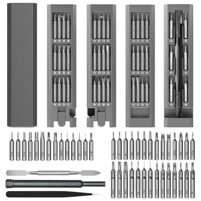 PowerGlide 40-in-1 Mini Electric Screwdriver — Perfect control for flawless, stress-free repairs | Bowlift