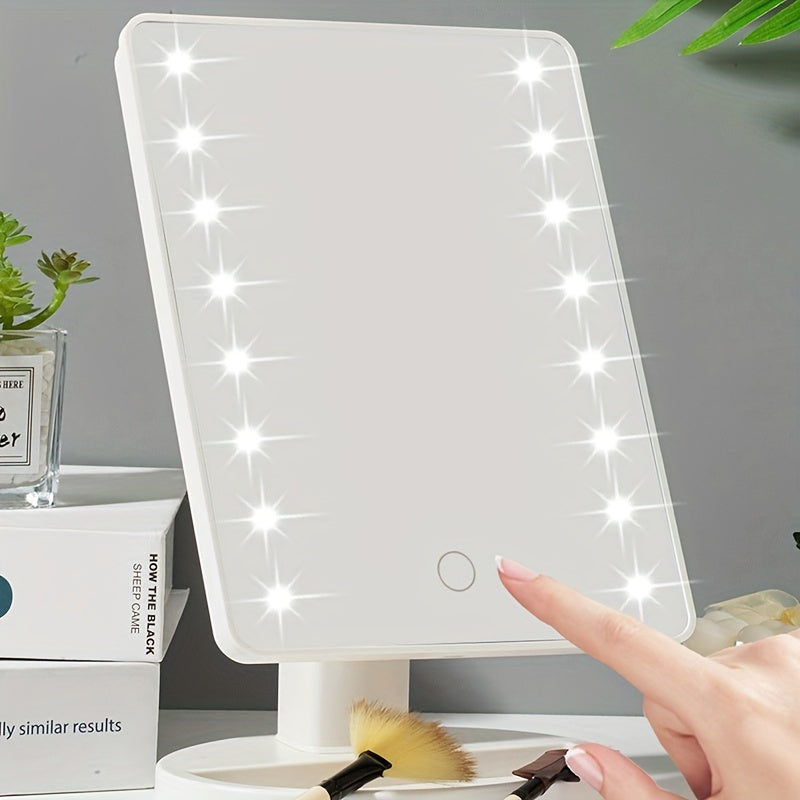 GlowPerfect - Portable Makeup Mirror with 16 LEDs Bowlift