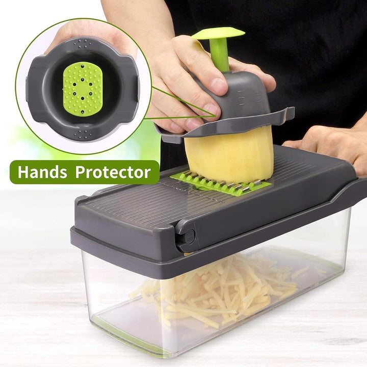 13-in-1 Vegetable Cutter | Faster when Cooking | Bowlift