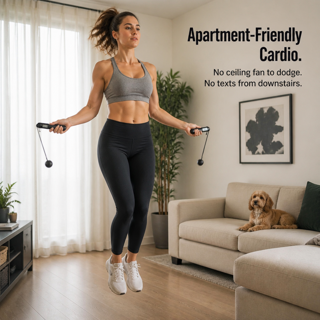 PulseRope Wireless Jump Rope with LCD Display | Bowlift