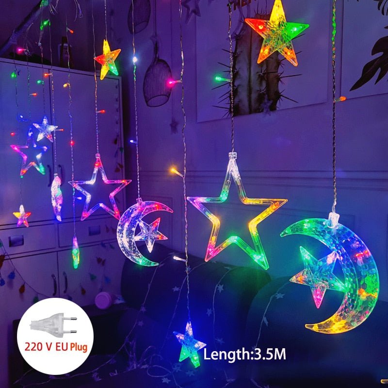 BowLift | Fairy light string with heart-shaped design