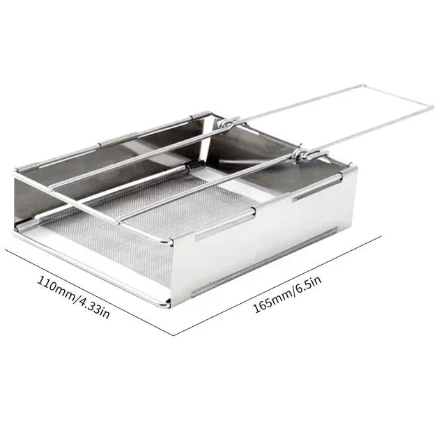 VuurKracht Compact – Foldable Stainless Steel Wood Stove for Outdoor Activities | Bowlift