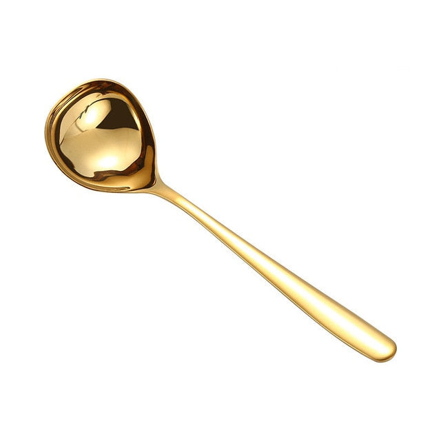 Family Soup Spoon Stainless Steel Kitchen Cooking Spoon Soup Spoon | Bowlift