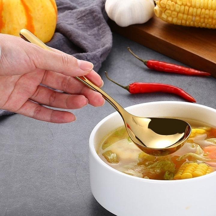 Family Soup Spoon Stainless Steel Kitchen Cooking Spoon Soup Spoon | Bowlift