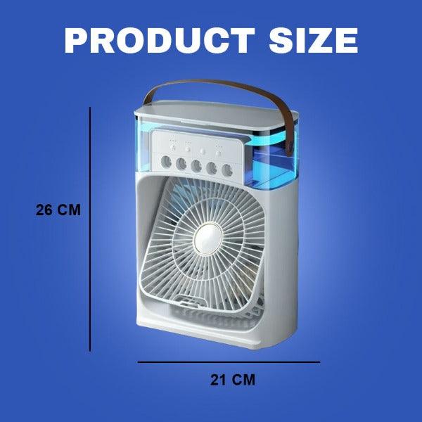 Water Air Cooler Fan - 3 in 1 Ice Cold Cooling Air Conditioner Humidifier Portable Mini Air Cooler Fan | Bowlift