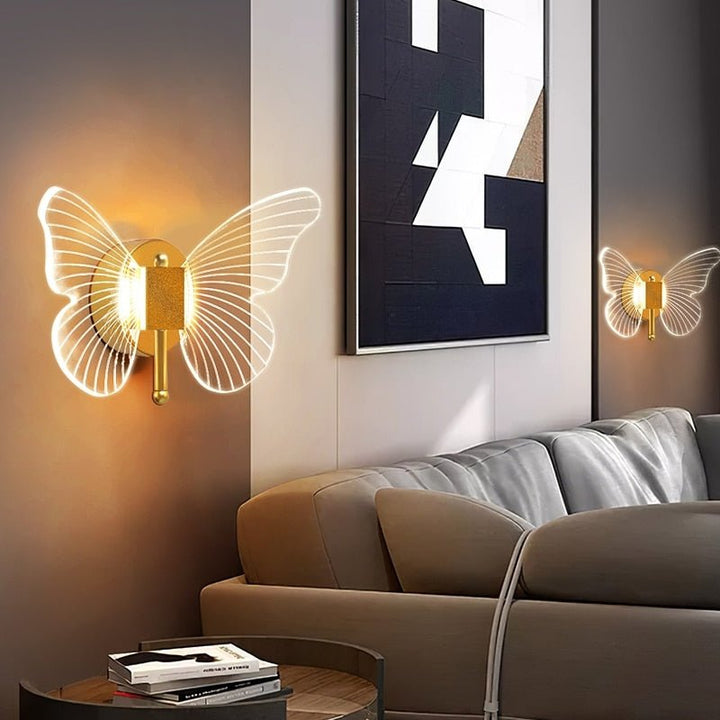 BowLift | Wall LED Lamp with Butterfly Effect in Subtle Style