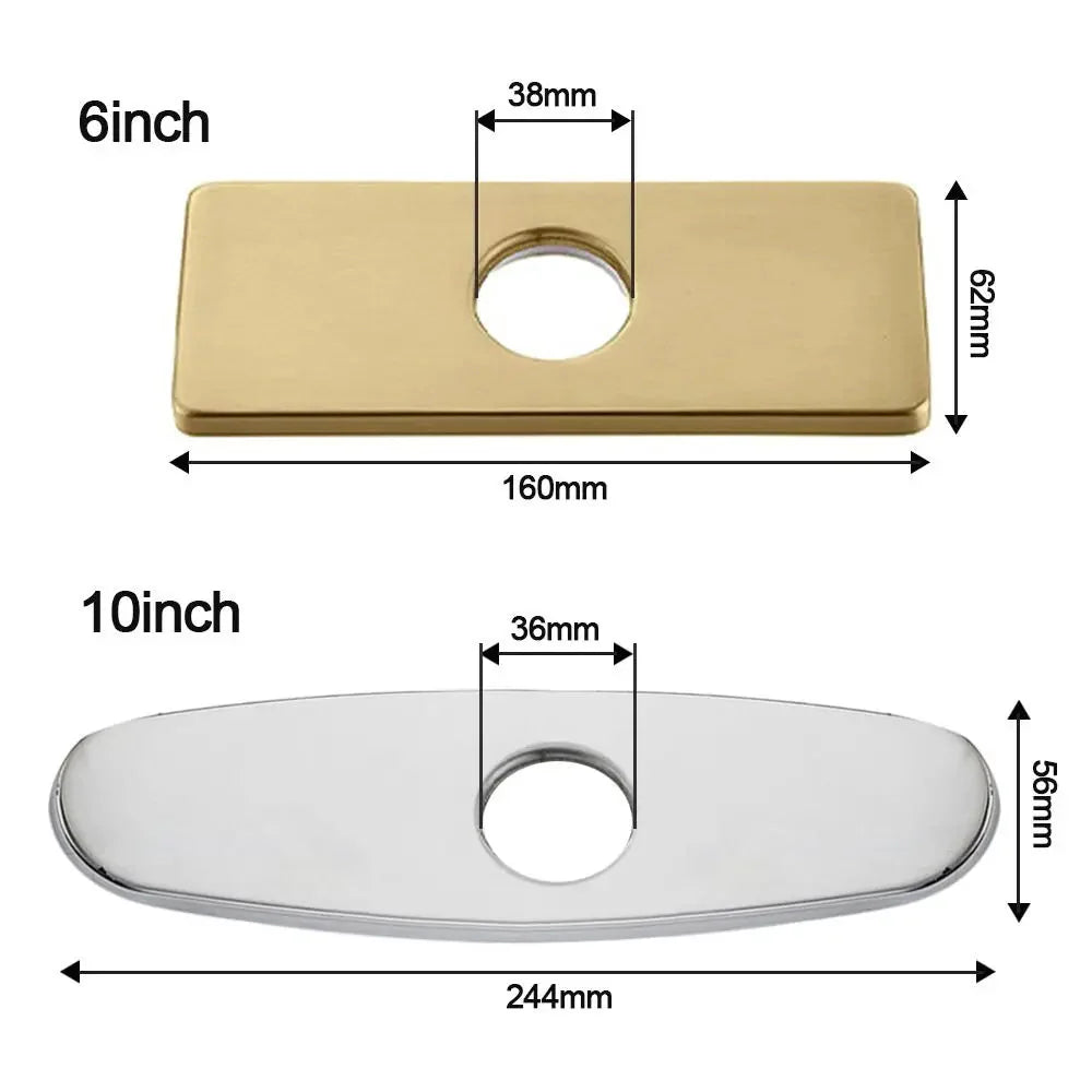 Faucet Plate Hole Tap Cover Deck Plate For Most Single Hole Faucet | Bowlift