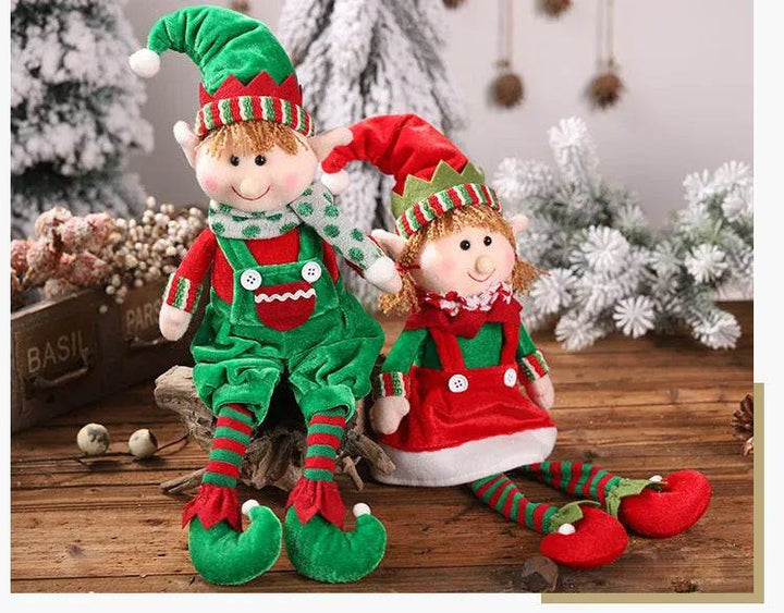 BowLift | Christmas Hanging Legs Sitting Doll Ornaments