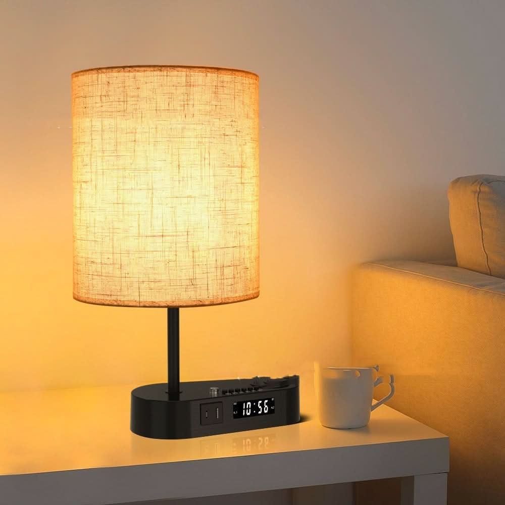 BowLift | ARA - Alarm clock with charging connection and table lamp