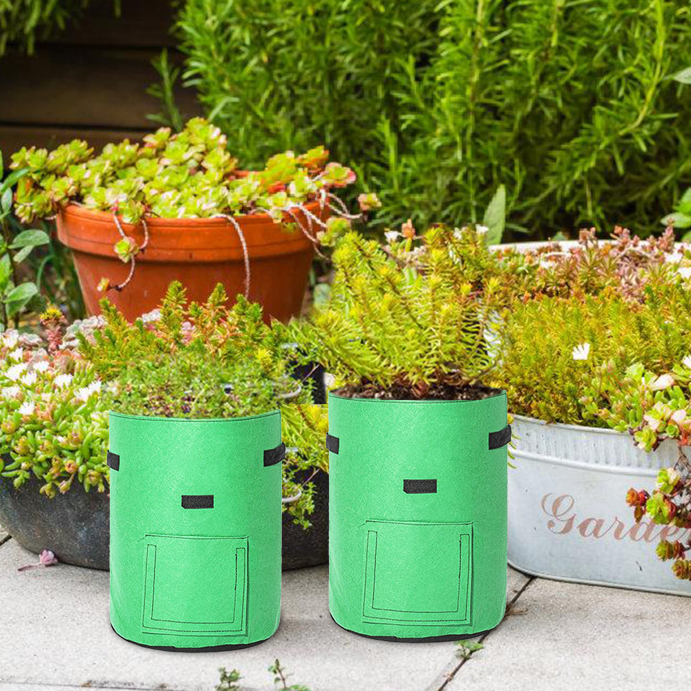 Plant sack planting bag plant pouch 5 pieces | Bowlift