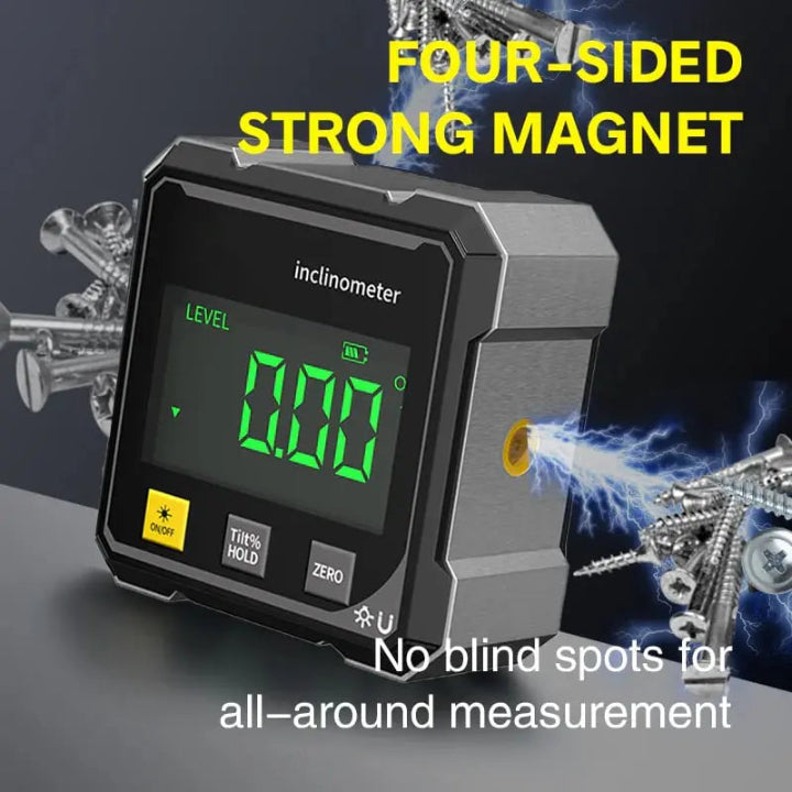 Precision Angle Meter AnglePro – Magnetic Digital Laser Level | Bowlift