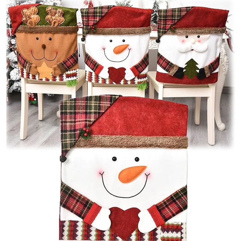 BowLift | CheerCover Christmas Chair Covers with Santa Claus