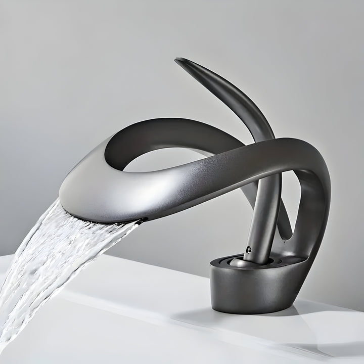 BowLift | AquaGleam – Minimalist Bathroom Basin Tap