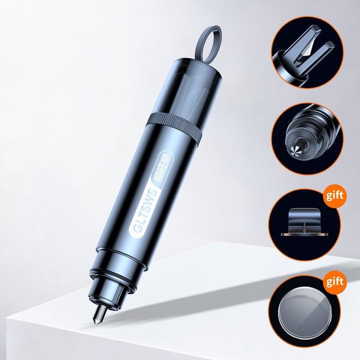 Car Emergency Rescue Hammer with Seatbelt Cutter | Bowlift