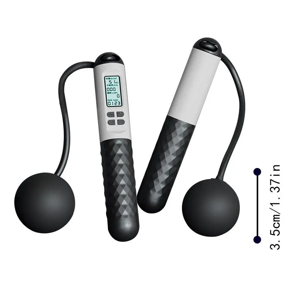 Wireless Jump Rope with Counter – Weighted Handles for Home Cardio Workouts | Bowlift