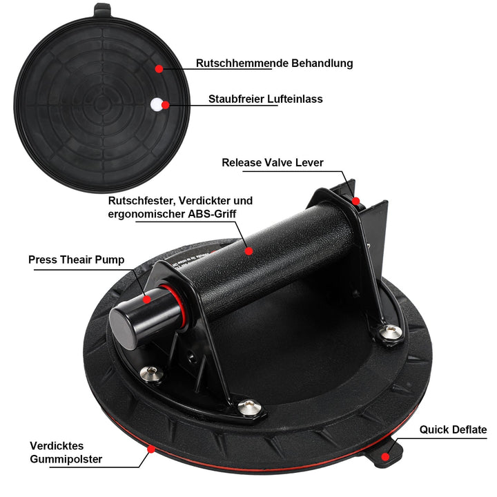 Suction cup holder 2 pieces max.100KG | Bowlift