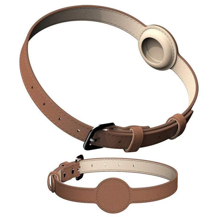Edouard Collar – Luxe Dog Collar with Airtag Bowlift