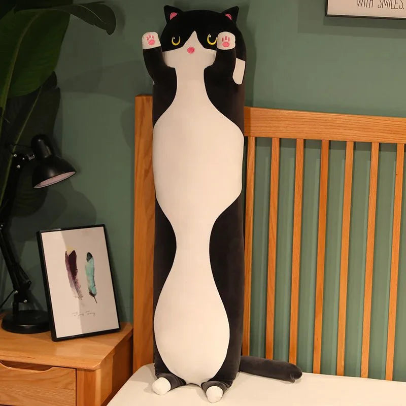BowLift | FELINEDREAM – Soft Plush Cat Pillow for Kids