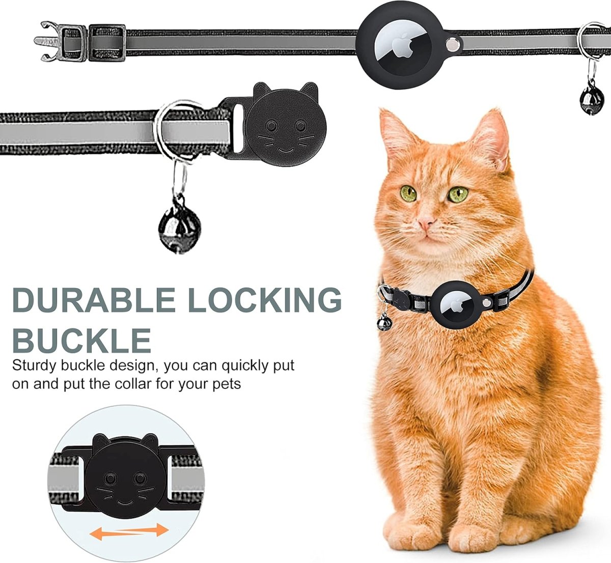 BowLift | FELITRACK – Cat GPS Tracker Collar with Reflective Design