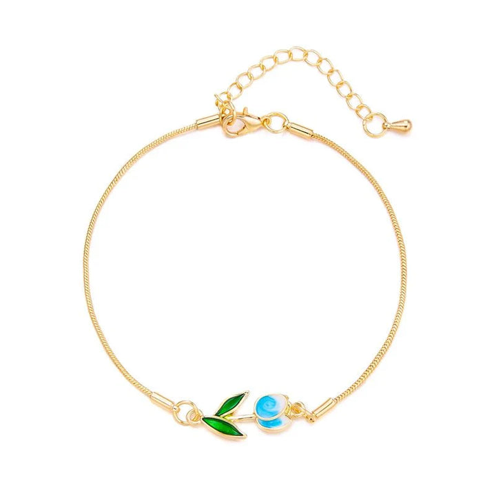 BowLift | Feminine Floral Tulip Bracelet and Necklace Set