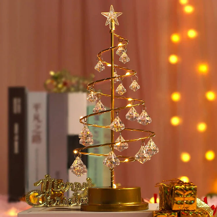 BowLift | Christmas Table Lamp with LED Spiral Design