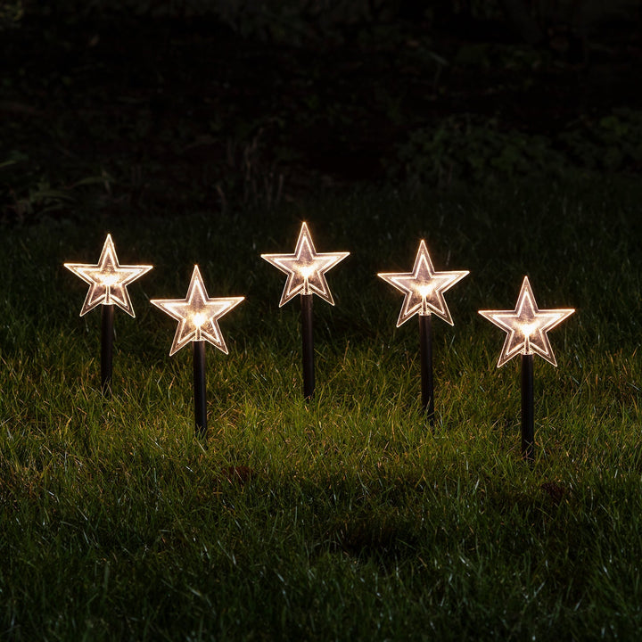 BowLift | Christmas Decorations Star Garden Stake Lights
