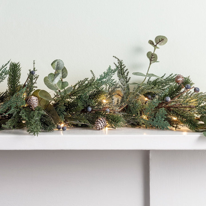 BowLift | Christmas Decorations Pre Lit Garland Lights