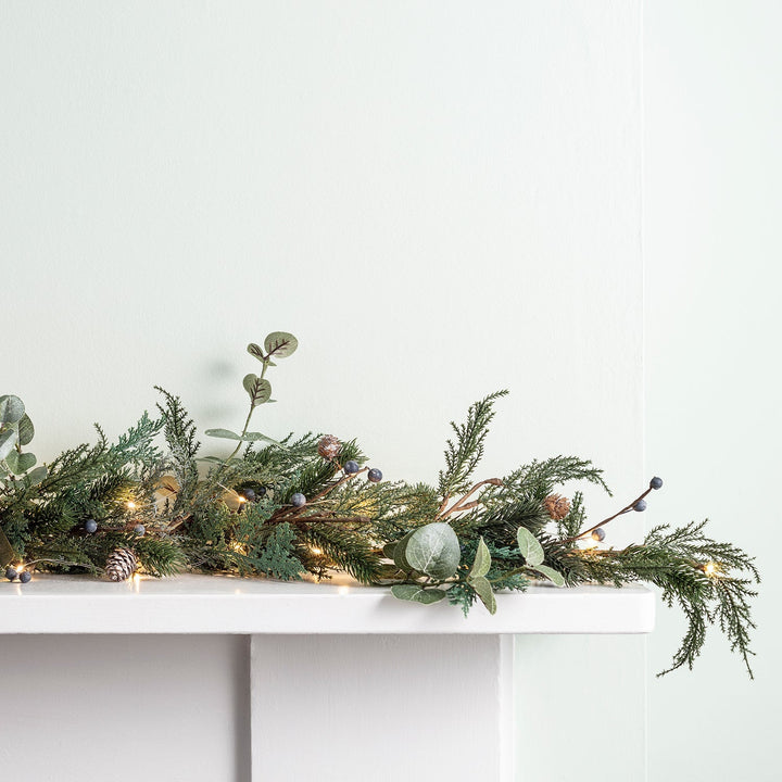 BowLift | Christmas Decorations Pre Lit Garland Lights