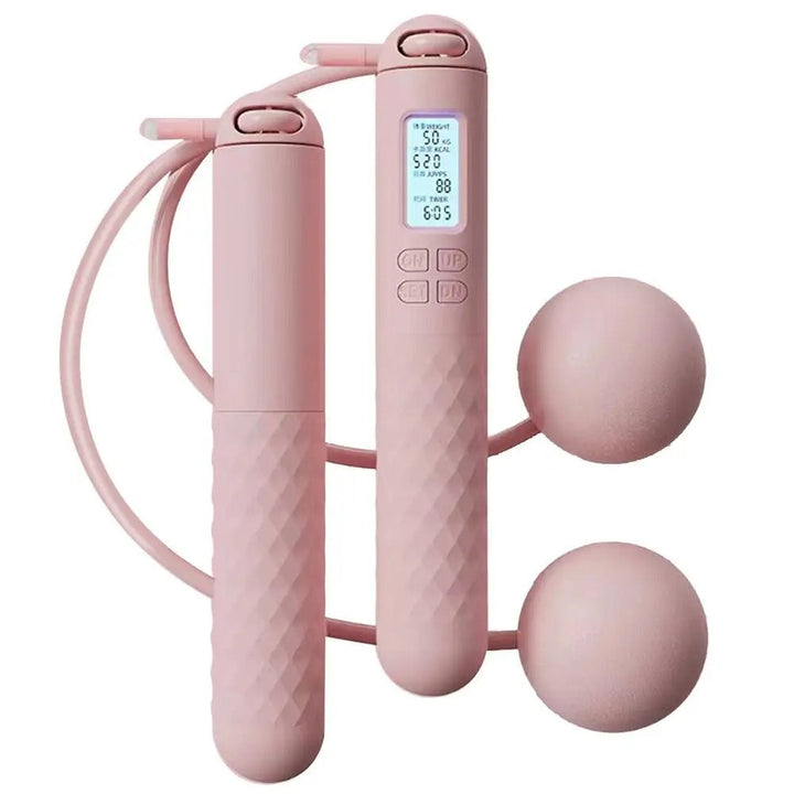 BowLift | Weighted Cordless Jump Rope with Counter | Ergonomic, Tangle-Free Design for Home Workouts and Cardio Training