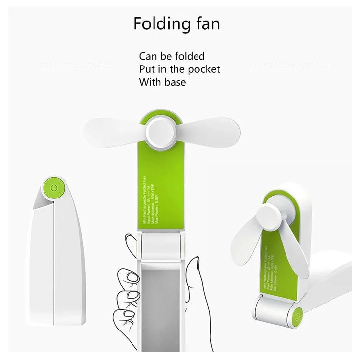 Compact Rechargeable Handheld Fan | Bowlift