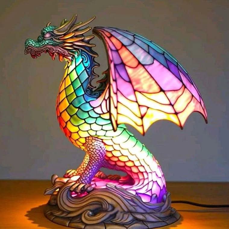 BowLift | LED Dog Table Lamp – Modern Resin Design
