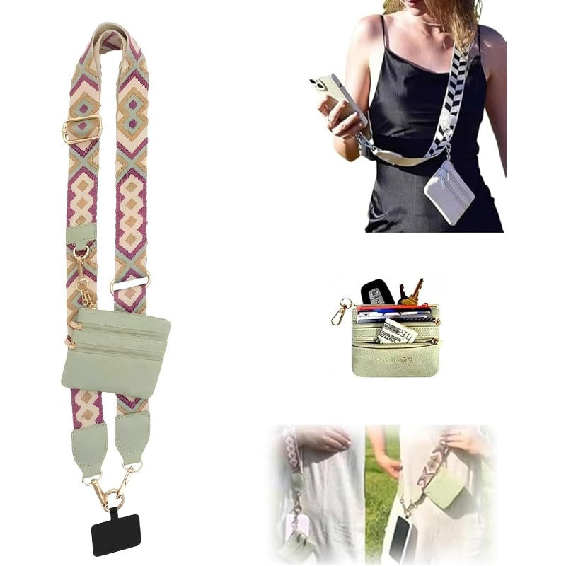 BowLift | Stylish Crossbody Phone Lanyard with Detachable Mini Wallet