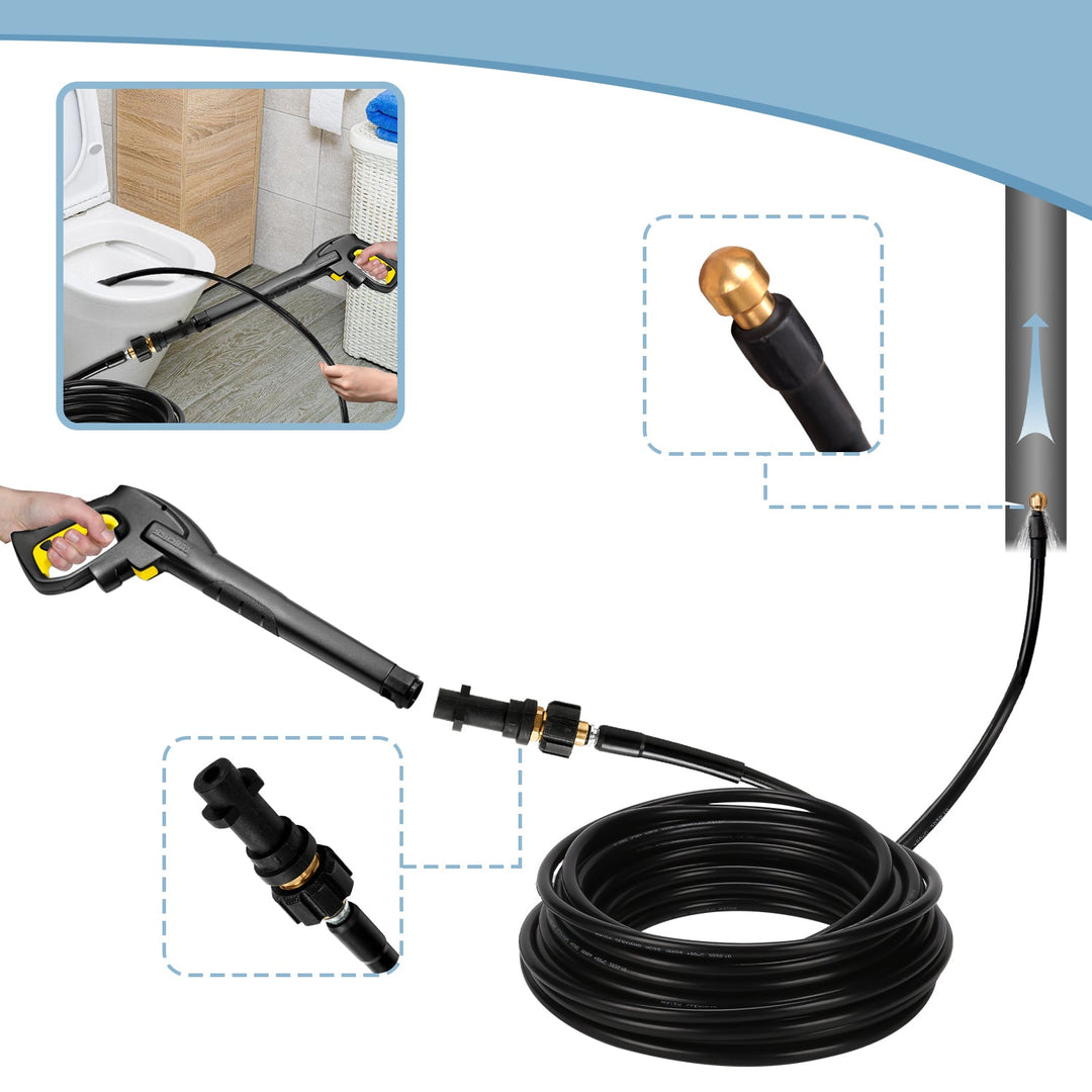Pipe cleaning hose 10m-30m 180 bar | Bowlift