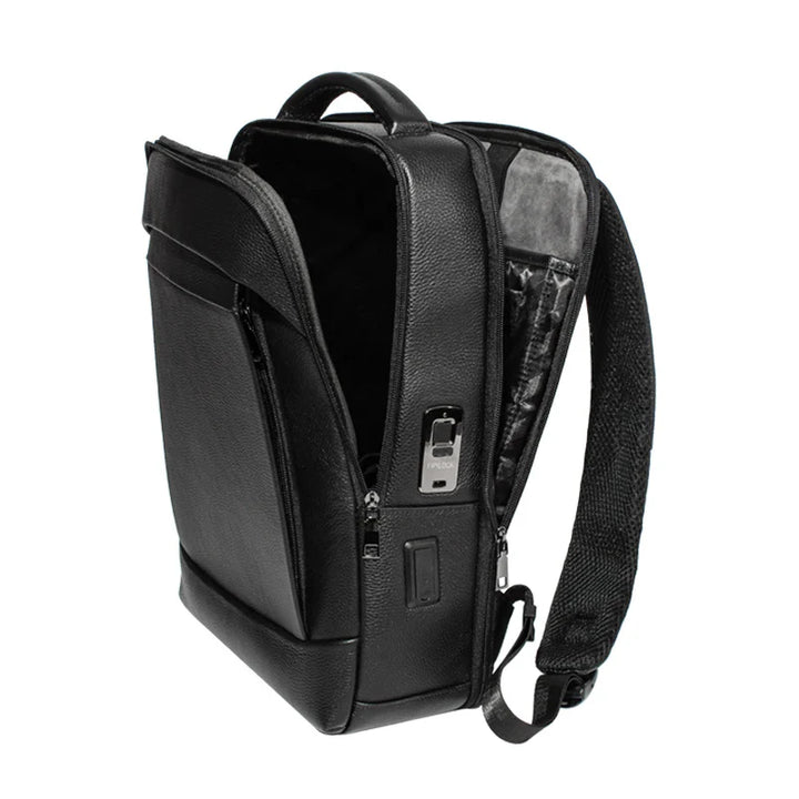 Men’s Business Laptop Backpack with Fingerprint Lock – Large Capacity Anti-Theft | Bowlift
