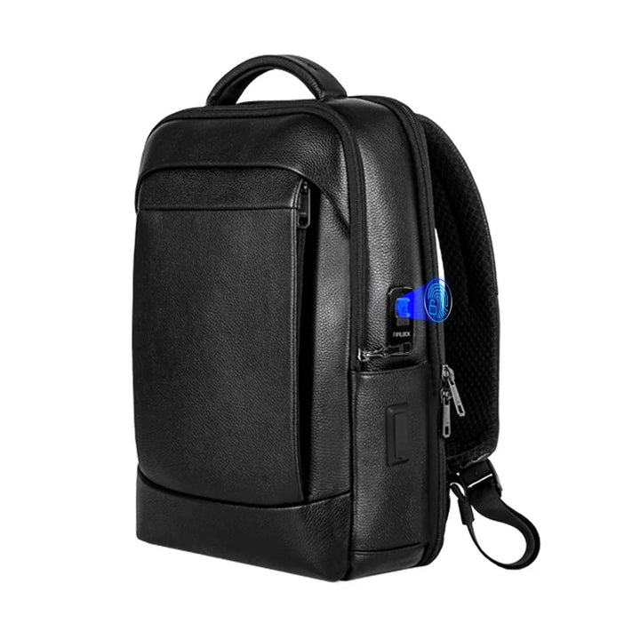 Men’s Business Laptop Backpack with Fingerprint Lock – Large Capacity Anti-Theft | Bowlift