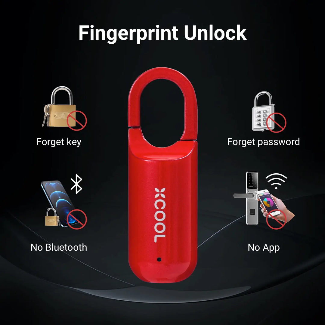 BowLift | InstaSecure Fingerprint Padlock