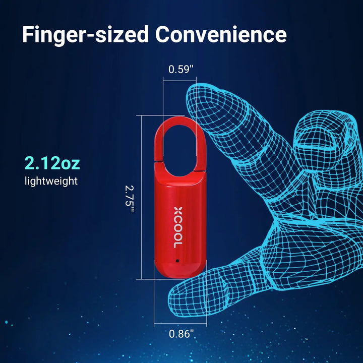 BowLift | InstaSecure Fingerprint Padlock